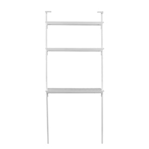 Safavieh Holly Martin Haeloen Wall Mounted Desk With Open Shelves For Modern Small Space Offices HO9758