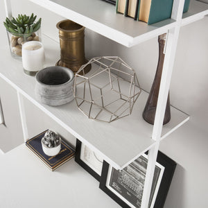 Safavieh Holly Martin Haeloen Wall Mounted Desk With Open Shelves For Modern Small Space Offices HO9758