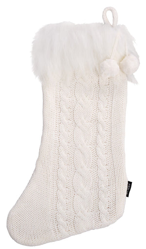 Safavieh CINNAMON Holiday Stocking Set in Evergreen, Red, and White - Soft Cotton, Perfect for Gifts & Decor! HOL1004A-SET3