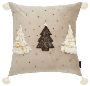 Safavieh Celine Tree Pillow Beige HOL4007A-1818