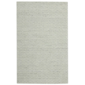 AMER Rugs Houston Aliya HOU-1 Hand-Loomed Handmade New Zealand Natural Wool Transitional Geometric Rug Natural White 8'9" x 11'9"