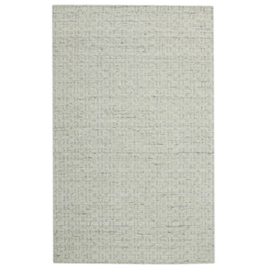 Amer Rugs Houston Modern Geometric Hand-woven Area Rug – Cozy 100% New Zealand Wool For Stylish Home Décor Natural White Wool Hou10203
