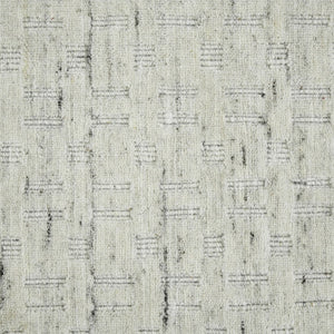 Amer Rugs Houston Modern Geometric Hand-woven Area Rug – Cozy 100% New Zealand Wool For Stylish Home Décor Natural White Wool Hou10203
