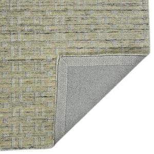 Amer Rugs Houston Modern Geometric Hand-woven Area Rug – Cozy 100% New Zealand Wool For Stylish Home Décor Beige Wool Hou20203