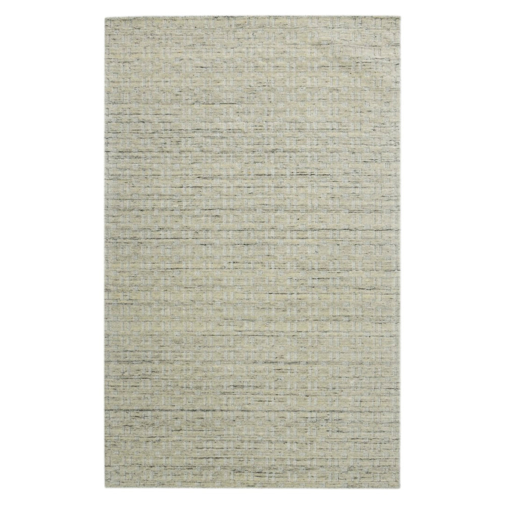 AMER Rugs Houston Aliya HOU-2 Hand-Loomed Handmade New Zealand Natural Wool Transitional Geometric Rug Beige 8'9" x 11'9"