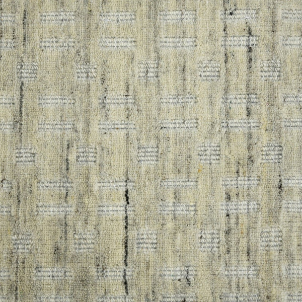 Amer Rugs Houston Modern Geometric Hand-woven Area Rug – Cozy 100% New Zealand Wool For Stylish Home Décor Beige Wool Hou20203