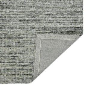 Amer Rugs Houston Modern Geometric Hand-woven Area Rug – Cozy 100% New Zealand Wool For Stylish Home Décor Light Gray Wool Hou30203