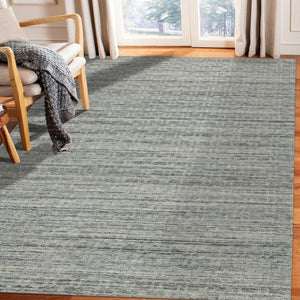 Amer Rugs Houston Modern Geometric Hand-woven Area Rug – Cozy 100% New Zealand Wool For Stylish Home Décor Light Gray Wool Hou30203