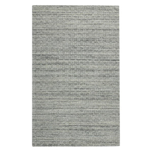 AMER Rugs Houston Aliya HOU-3 Hand-Loomed Handmade New Zealand Natural Wool Transitional Geometric Rug Light Gray 8'9" x 11'9"