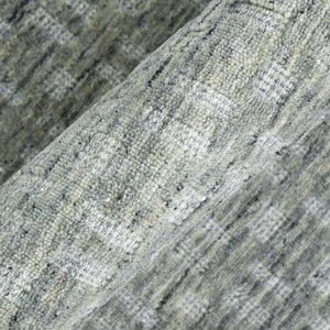 Amer Rugs Houston Modern Geometric Hand-woven Area Rug – Cozy 100% New Zealand Wool For Stylish Home Décor Natural Gray Wool Hou40203