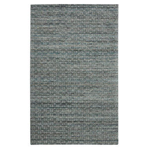 AMER Rugs Houston Aliya HOU-6 Hand-Loomed Handmade New Zealand Natural Wool Transitional Geometric Rug Turq Gray 8'9" x 11'9"