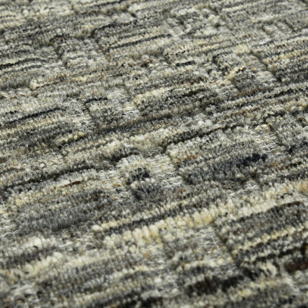 Amer Rugs Houston Modern Geometric Hand-woven Area Rug – Cozy 100% New Zealand Wool For Stylish Home Décor Brown Wool Hou70203