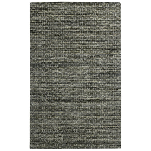 Amer Rugs Houston Modern Geometric Hand-woven Area Rug – Cozy 100% New Zealand Wool For Stylish Home Décor Brown Wool Hou70203