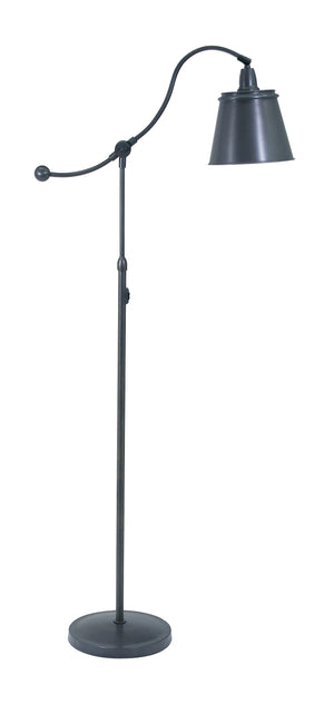 House Of Troy Hyde Park Floor Lamp With Adjustable Swivel Shade - Elegant Home Lighting Solution For Any Room Oil Rubbed Bronze Metal Hp700-ob-msob