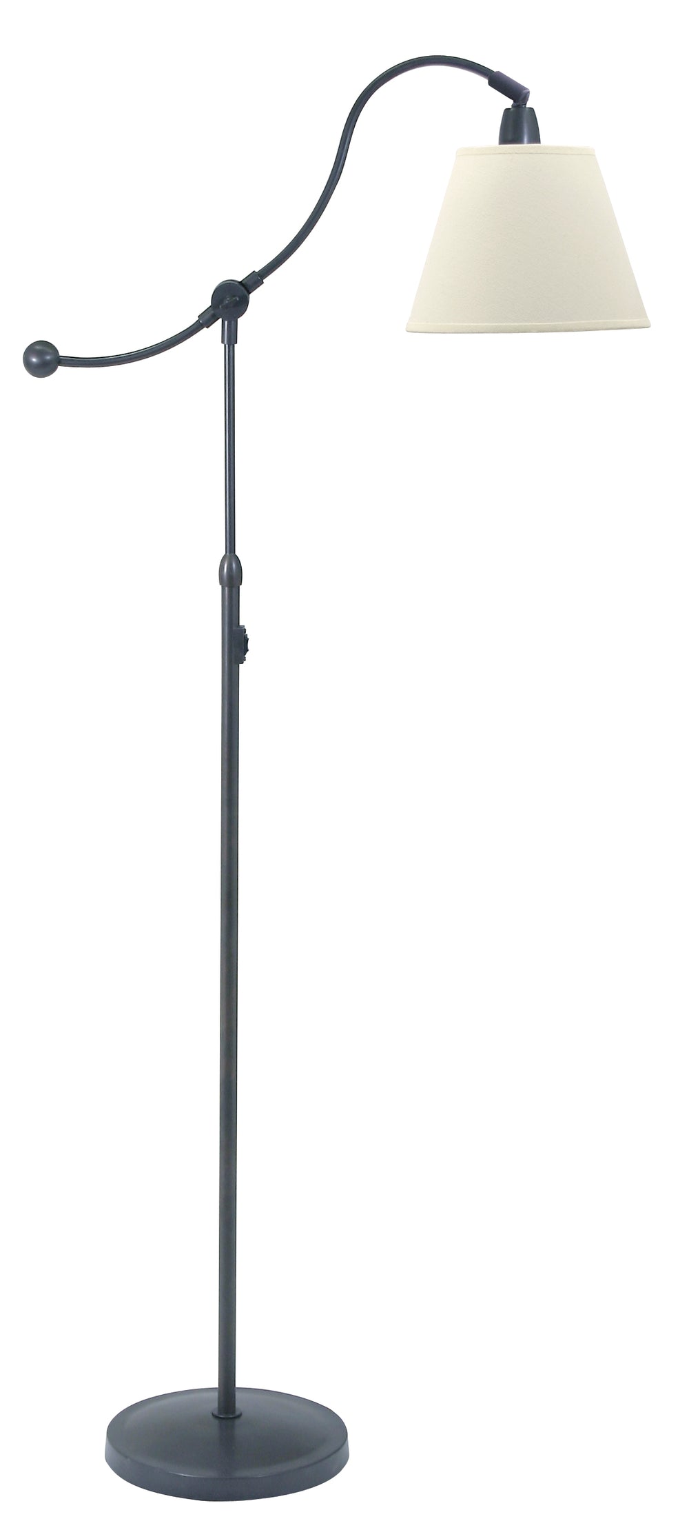 House Of Troy Hyde Park Floor Lamps: Elegant Design With Adjustable Shade & Easy Switch For Modern Decor Weathered Brass Metal Hp700-wb-wl