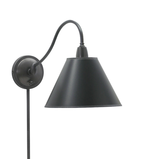 House Of Troy Hyde Park Wall Swings - Elegant Design With Full Range Dimmer For Versatile Lighting Control Oil Rubbed Bronze Metal Hp725-ob-bp