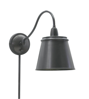 House Of Troy Hyde Park Wall Swings: Elegant Metal Shade Design With Full Range Dimmer For Ultimate Comfort Oil Rubbed Bronze Metal Hp725-ob-msob