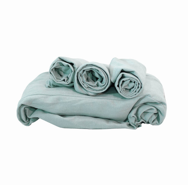 Lh Imports Harper Slipcover Only - Stylish Linen Ivory For Easy Maintenance And Exceptional Durability Blue ,Light Polyester,Linen Hpr01-cv-sky