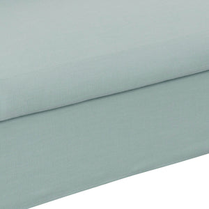 Lh Imports Harper Slipcover Only - Stylish Linen Ivory For Easy Maintenance And Exceptional Durability Blue ,Light Polyester,Linen,Feather,Hr Foam,Dacron,Pine,Plywood,Poplar,Oak,Rubberwood Hpr01-sky