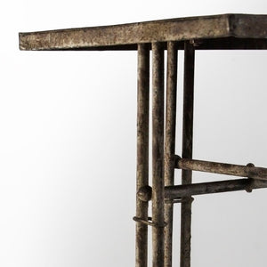 Zentique Nathaniel Rustic Metal Table — Slim Industrial Console for Entryway, Hallway, Sofa, Durable 39" W HR10279.03