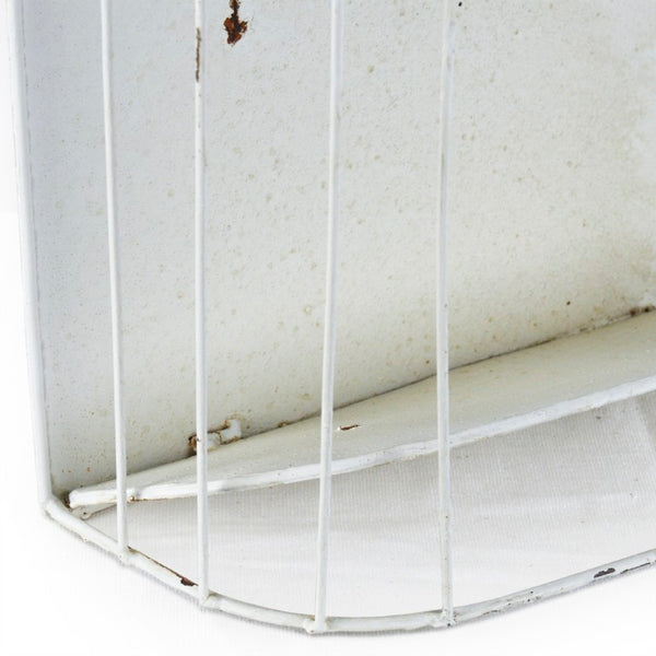 Zentique Metal Wall Shelf Set of 2 - Industrial Rustic Floating Metal Shelves for Books, Plants, Kitchen Storage W16.5 x H27.5 x D7 HR10685.31