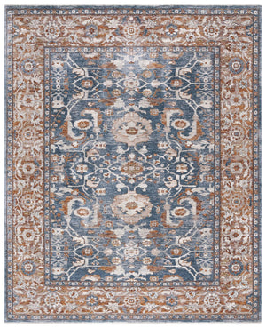 Safavieh Heirloom 720 HRL720 Power Loomed Traditional Rug Blue / Rust HRL720M-24