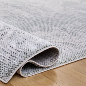 Safavieh Harrison Green And Ivory Transitional Medallion Area Rug — Low-Profile Jute Blend, Soft Durable Style 6'-7" x 6'-7" HRS400Y-7SQ