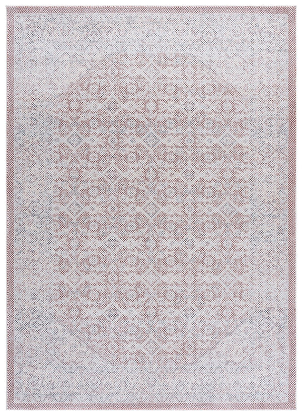 Safavieh Harrison Area Rug - Transitional Design For Home Decor, Durable Polyester, Crafted In Turkey Red ,Ivory Polyester Pile Hrs404r-5