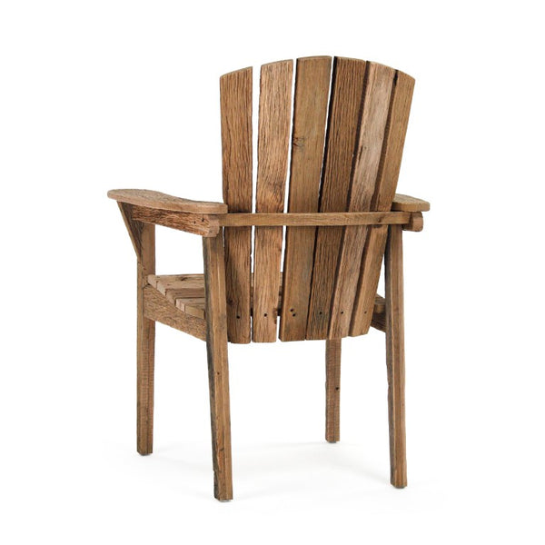 Zentique Bordea Oak Chair — Compact Ergonomic Dining & Cafe Seat with Durable Finish, Solid Wood Craftsmanship HS083