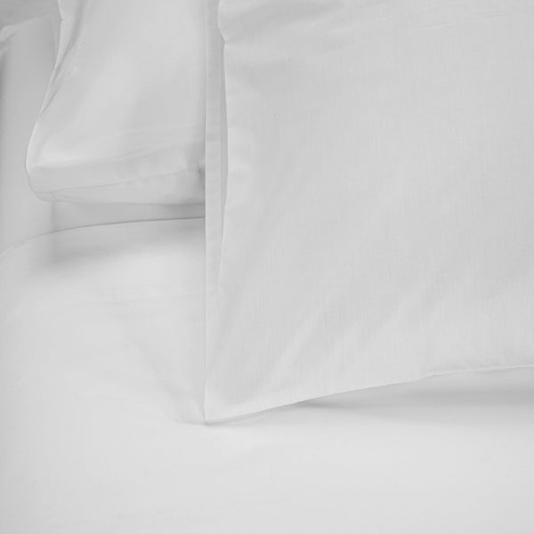Hiend Accents Pure 200tc Percale Pillowcase - Luxurious 100% Cotton For Ultimate Comfort And Breathable Sleep Experience White 100% Cotton Hs2001ps-kg-wh