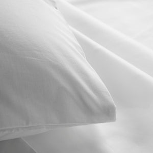 Hiend Accents Pure 200tc Percale Pillowcase - Luxurious 100% Cotton For Ultimate Comfort And Breathable Sleep Experience White 100% Cotton Hs2001ps-kg-wh
