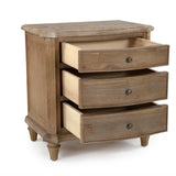 Edmund Night Stand Limed Grey Oak HT1186 E272 Zentique