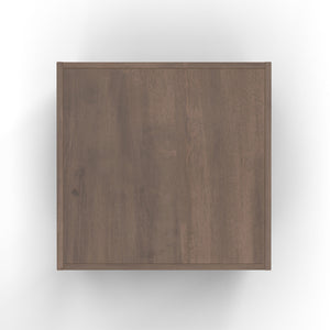 Legends Furniture Bridgevine Home Hampton 24 Inch Side Table, No Assembly Required, Jasmine Whitewash And Barnwood Finish Barnwood And White Wash, White Poplar Solids And Okoume Veneers With Knotty Alder Top Ht4110.Bjw