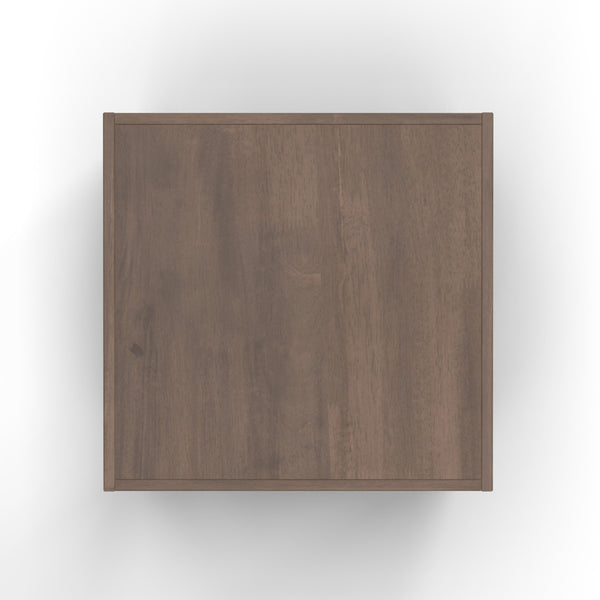 Legends Furniture Bridgevine Home Hampton 24 Inch Side Table, No Assembly Required, Jasmine Whitewash And Barnwood Finish Barnwood And White Wash, White Poplar Solids And Okoume Veneers With Knotty Alder Top Ht4110.Bjw