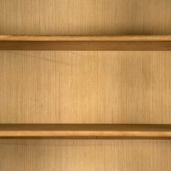 Zentique Jacques Tall Oak Cabinet with Slim Vertical Profile, Classic French Design, Shelving for Hallway Use HT477 E272-10