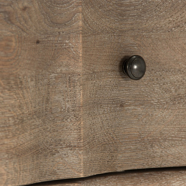 Zentique Marbre Oak Dresser with Smooth-Glide Drawers, Solid Oak Finish, Spacious Top for Modern Bedrooms HT726 E272