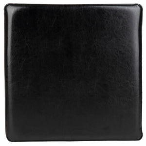 Safavieh Jonathan Contemporary Flip-Top Ottoman With Hidden Storage For Modern Living Spaces And Style Black HUD4007B