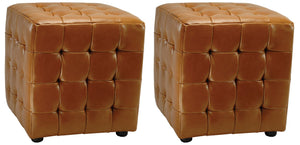 Safavieh Kristof Ottoman/Saddle Bench - Stylish M2 Collection Furniture For Modern Living Spaces And Comfort Saddle Bicast Leather Hud4024c