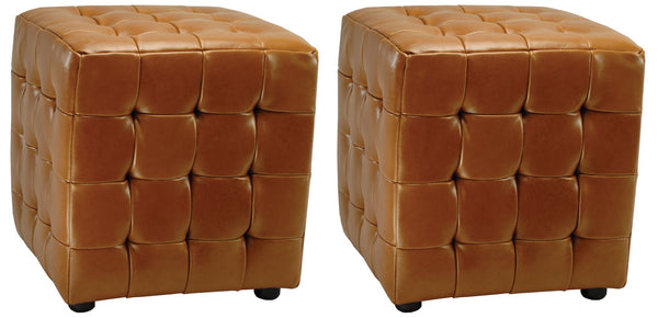 Safavieh Kristof Ottoman/Saddle Bench - Stylish M2 Collection Furniture For Modern Living Spaces And Comfort Saddle Bicast Leather Hud4024c