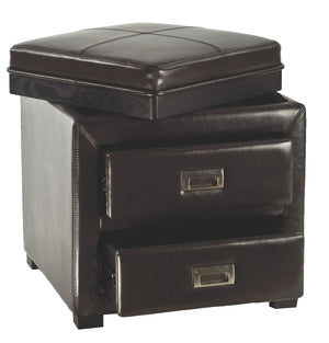 Safavieh Metro Storage Ottoman – Stylish Multi-Functional Piece For Small Spaces With Hidden Storage & Versatile Top Brown HUD4067A
