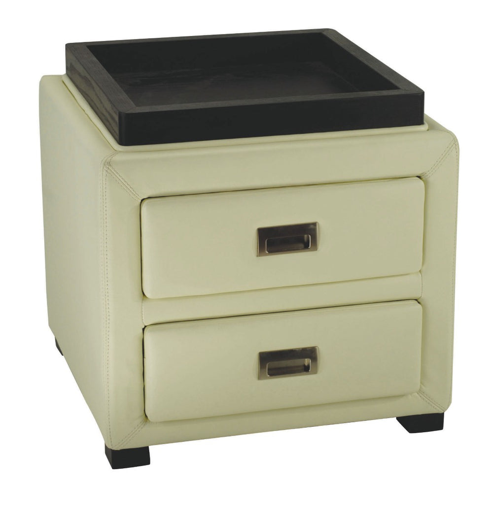 Safavieh Metro Storage Ottoman – Stylish Multi-Functional Piece For Small Spaces With Hidden Storage & Versatile Top Off White HUD4067D