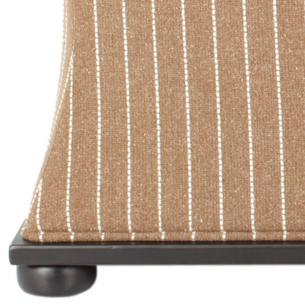 Safavieh Aroura Storage Bench - Elegant Beige Linen-Weave Upholstered Seating With Hidden Storage Solution Black/Brown/Cream HUD4071C