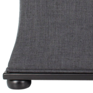 Safavieh Aroura Storage Bench - Elegant Beige Linen-Weave Upholstered Seating With Hidden Storage Solution Black/Grey HUD4071E