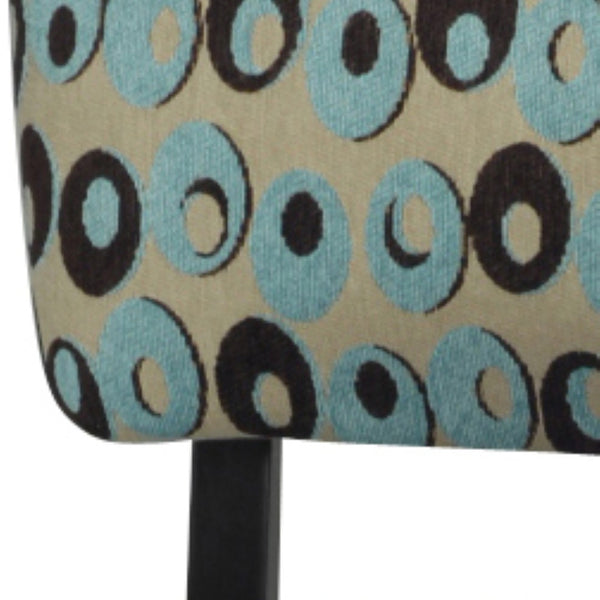 Safavieh Christine Chair - Stylish Mid-Century Modern Accent With Sculpted Silhouette For Any Room Decor Turquoise/ Brown HUD4075A