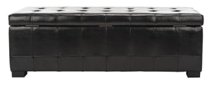 Safavieh Large Manhattan Storage Bench - Stylish Upholstered Seating With Ample Storage For Any Room HUD4200B