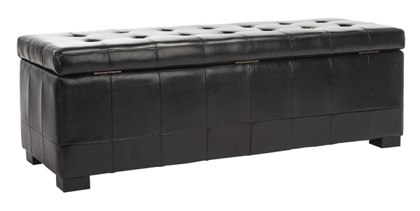 Safavieh Large Manhattan Storage Bench - Stylish Upholstered Seating With Ample Storage For Any Room HUD4200B
