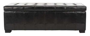Safavieh Large Manhattan Storage Bench - Stylish Upholstered Seating With Ample Storage For Any Room HUD4200B