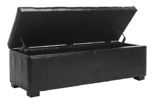 Safavieh Large Manhattan Storage Bench - Stylish Upholstered Seating With Ample Storage For Any Room HUD4200B