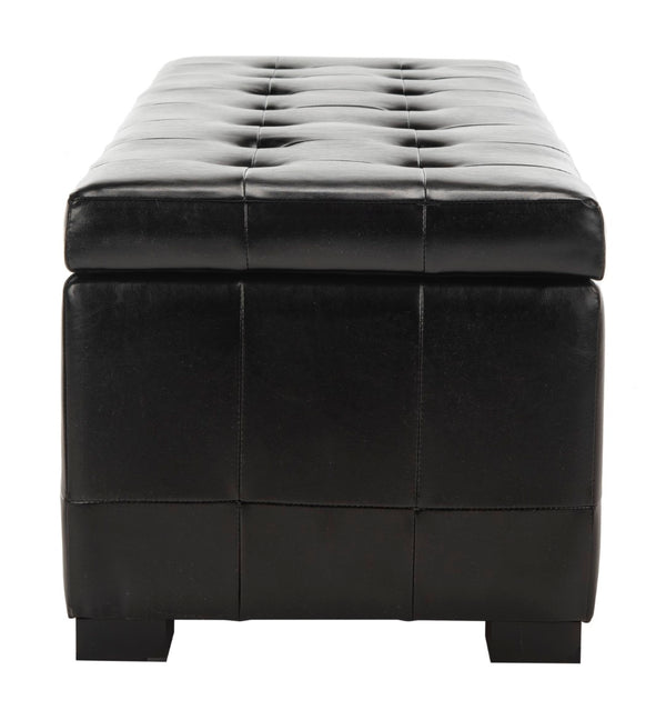 Safavieh Large Manhattan Storage Bench - Stylish Upholstered Seating With Ample Storage For Any Room HUD4200B