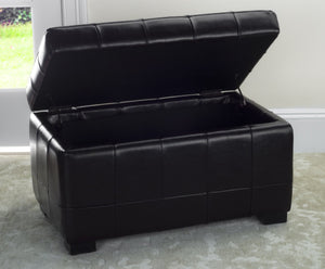Safavieh Small Manhattan Storage Bench – Stylish And Compact Upholstered Storage Solution For Any Space Brown HUD4201A